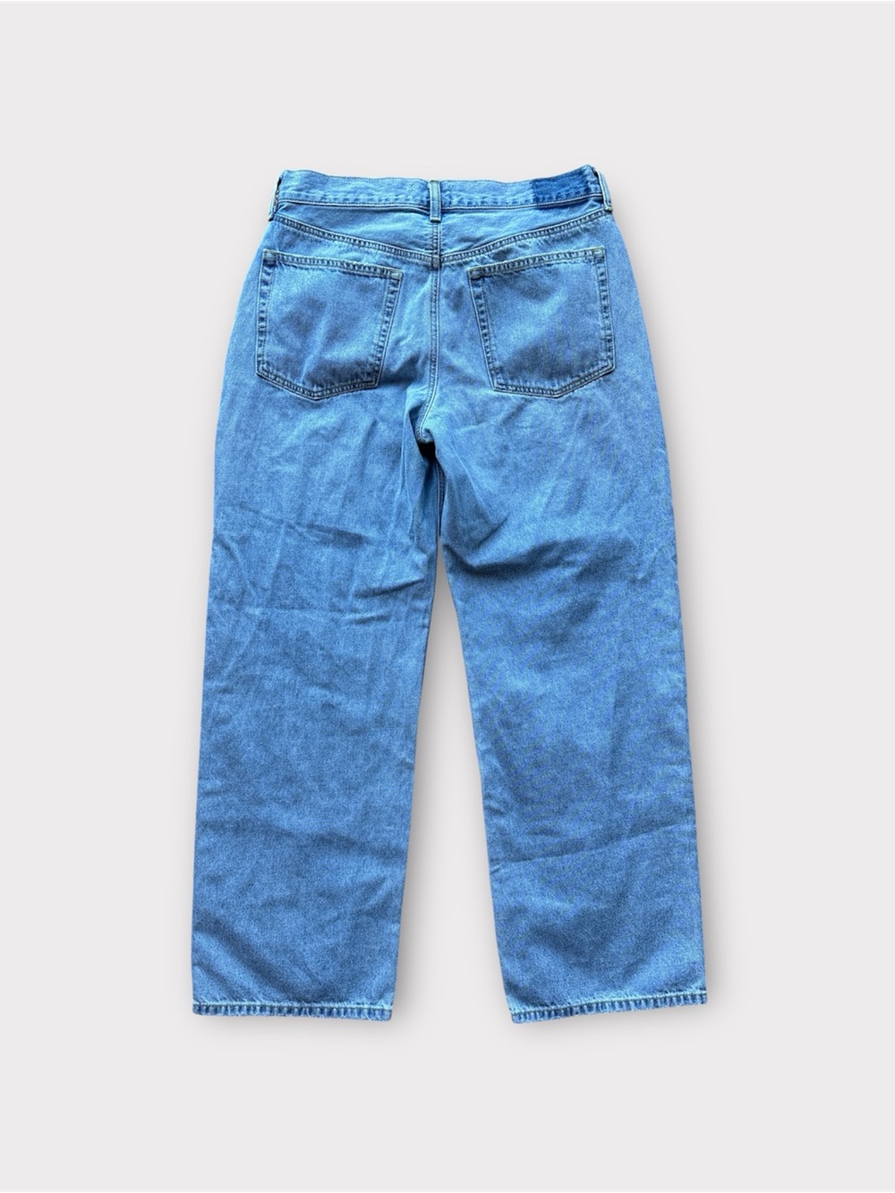 Anthropologie Etica Stanton High Rise Relaxed Straight Wide Leg Jeans size 30 - Picture 9 of 14